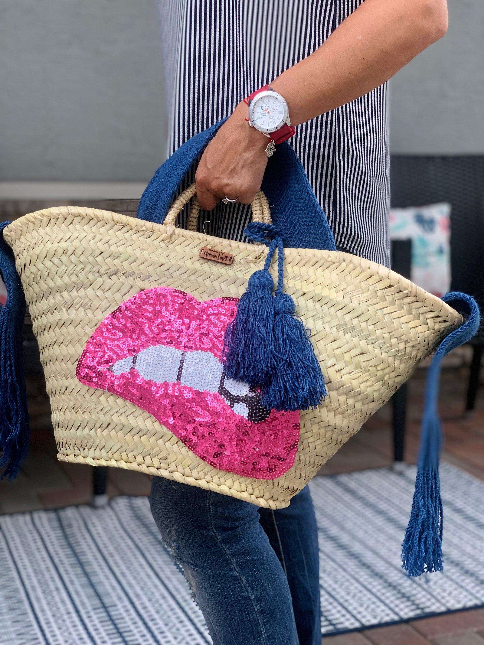 STRAW BEACH BAGS