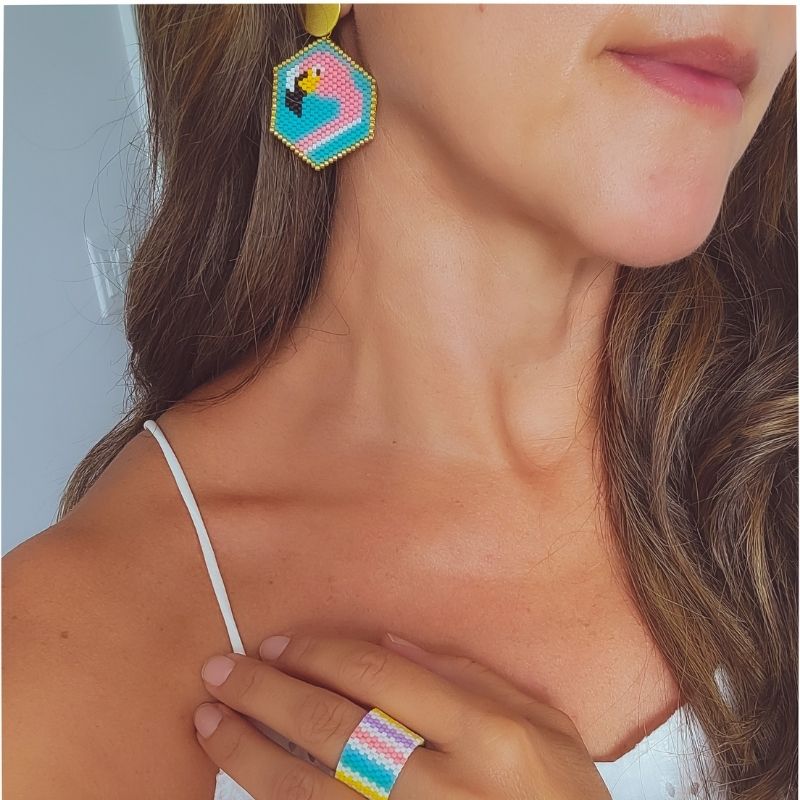 Handmade miyuki Earrings