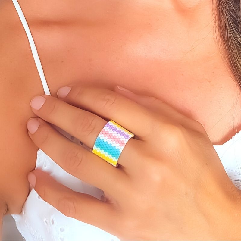 PRINCESS Adjustable Miyuki Ring