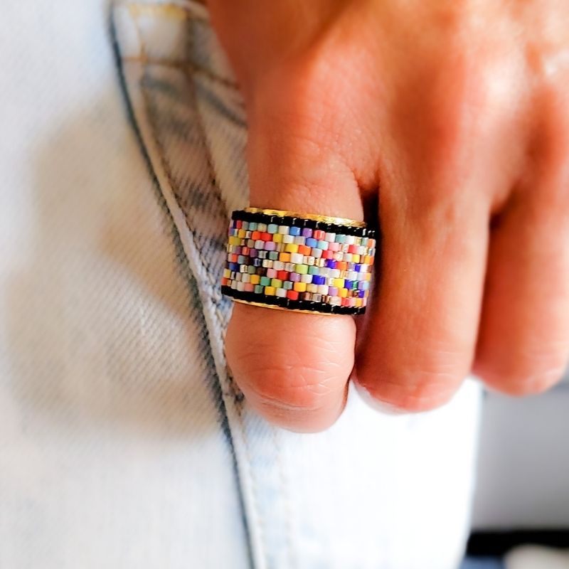 LOCO Adjustable Miyuki Ring