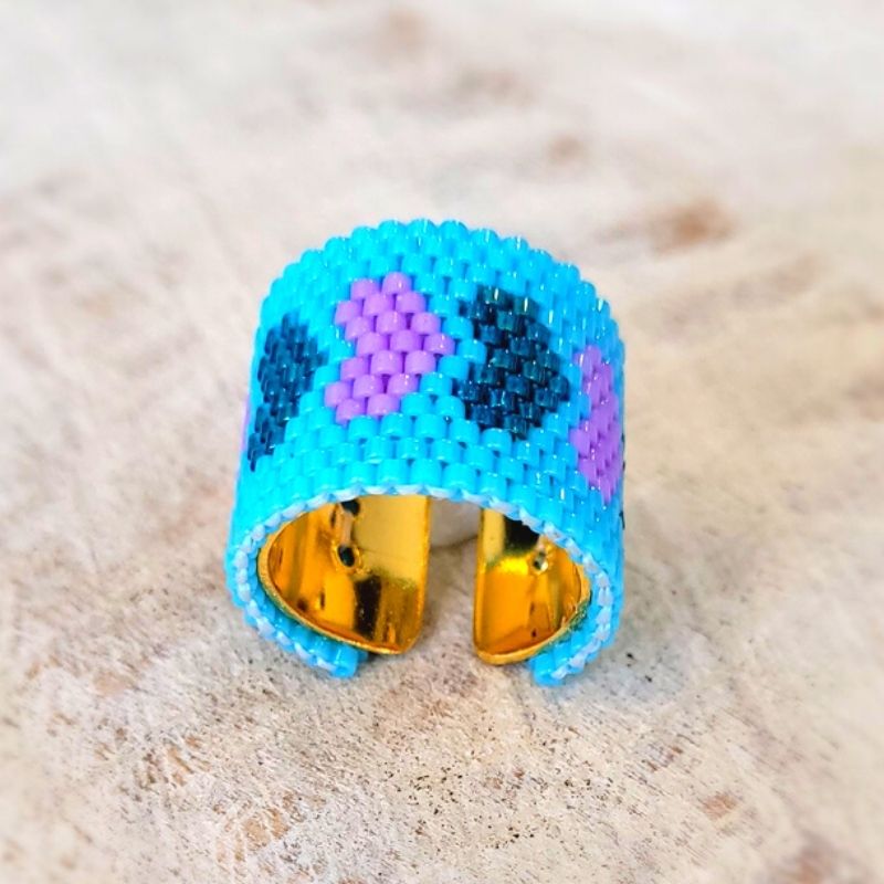 LILAC Adjustable Miyuki Ring