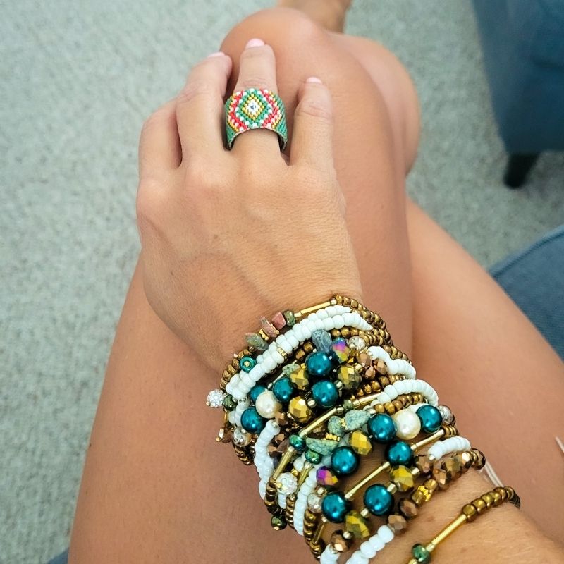 FOREST Adjustable Miyuki Ring