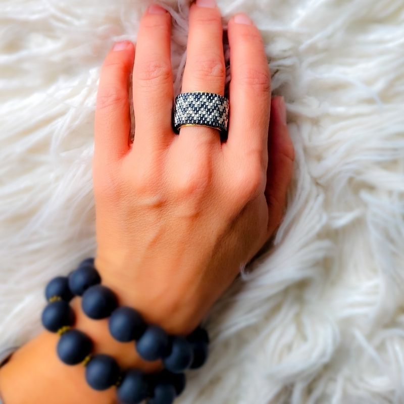 OCEAN Adjustable Miyuki Ring