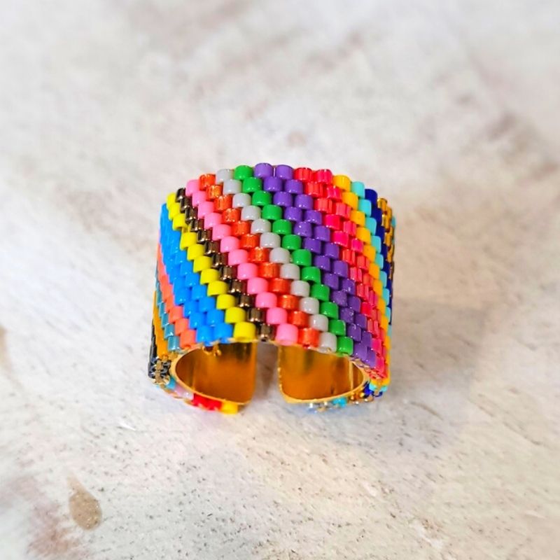 CROSS Adjustable Miyuki Ring