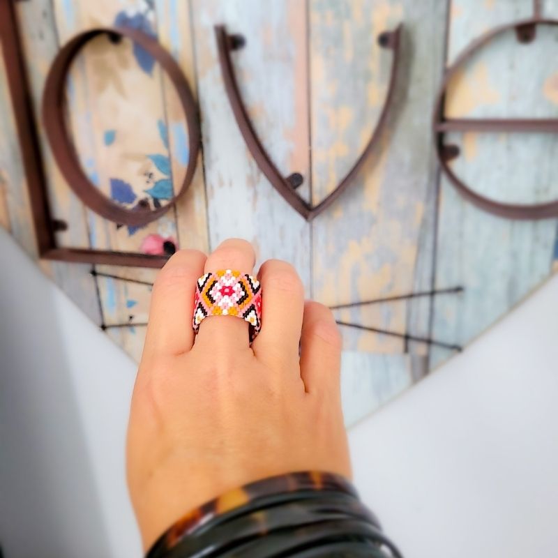 DECO Adjustable Miyuki Ring