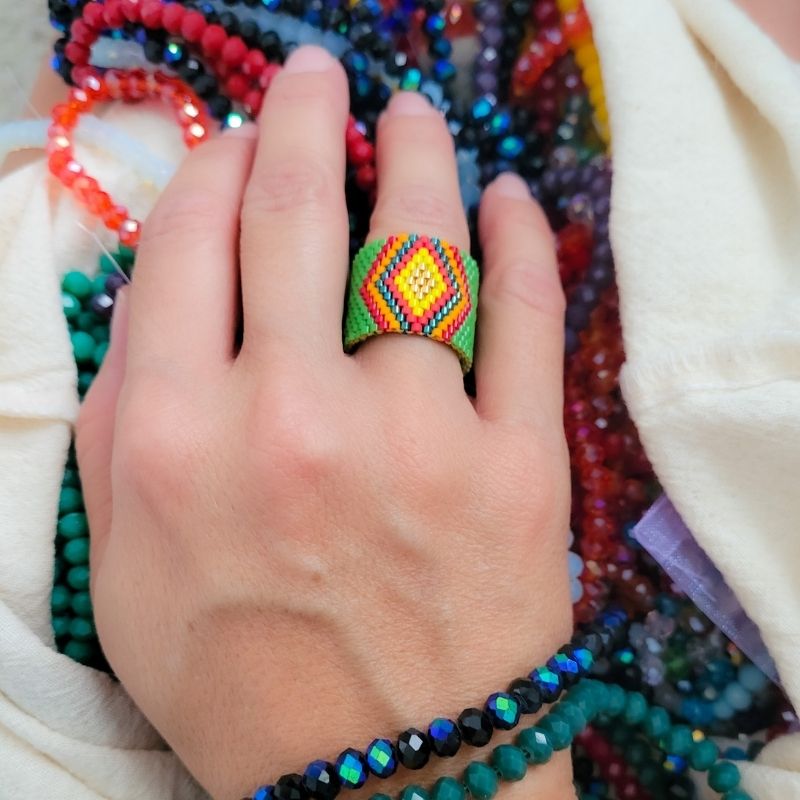 WILD Adjustable Miyuki Ring