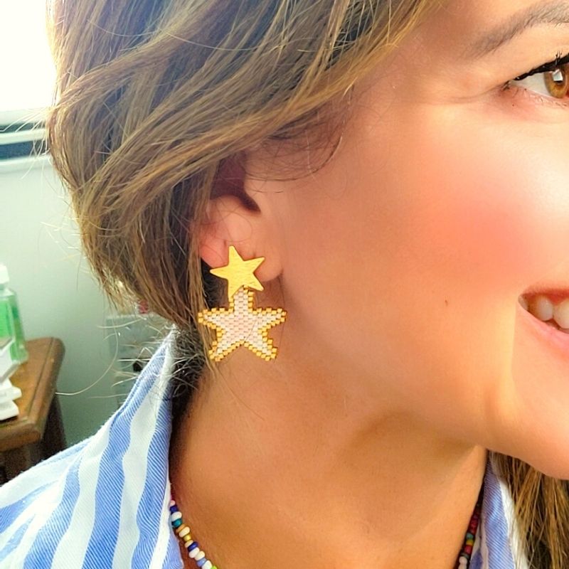 STAR Miyuki Drop Earring