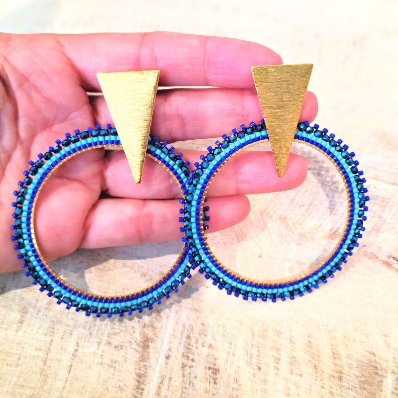 TRINITY Miyuki Hoop Earring
